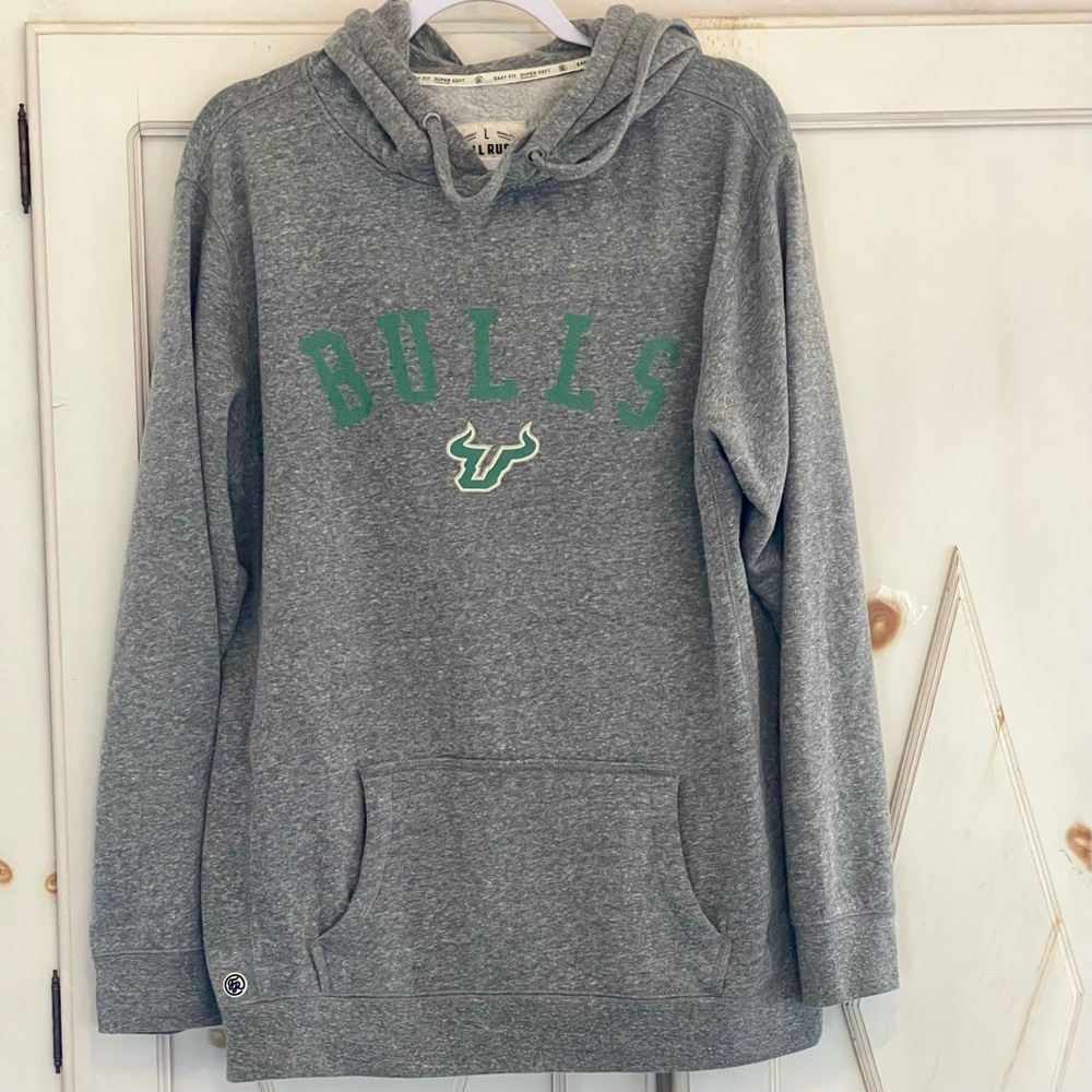 USF Bulls Hoodie Gray  “Fall Rush” Fan Favorite Size Large
Good condition!